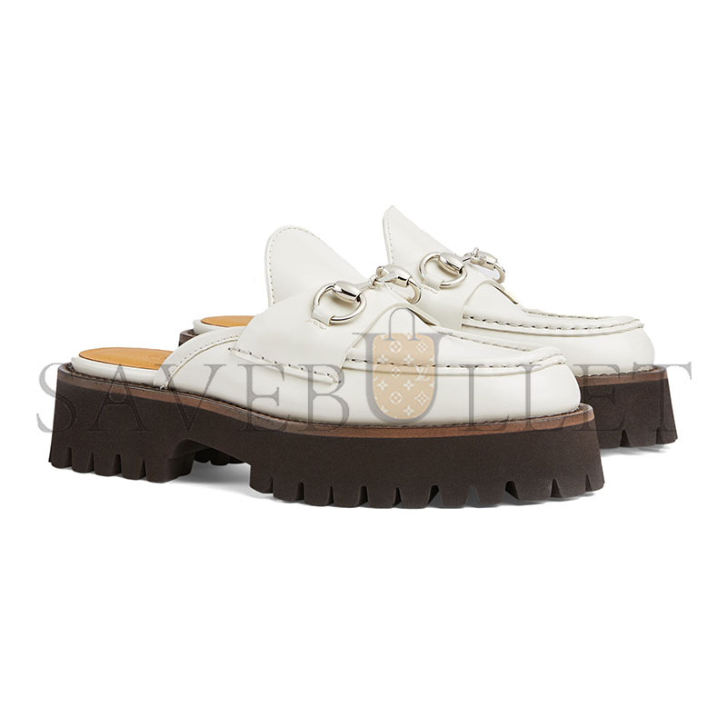 GUCCI WOMEN'S MULE WITH HORSEBIT 764207 GUCCI WOMEN'S MULE WITH HORSEBIT 764207